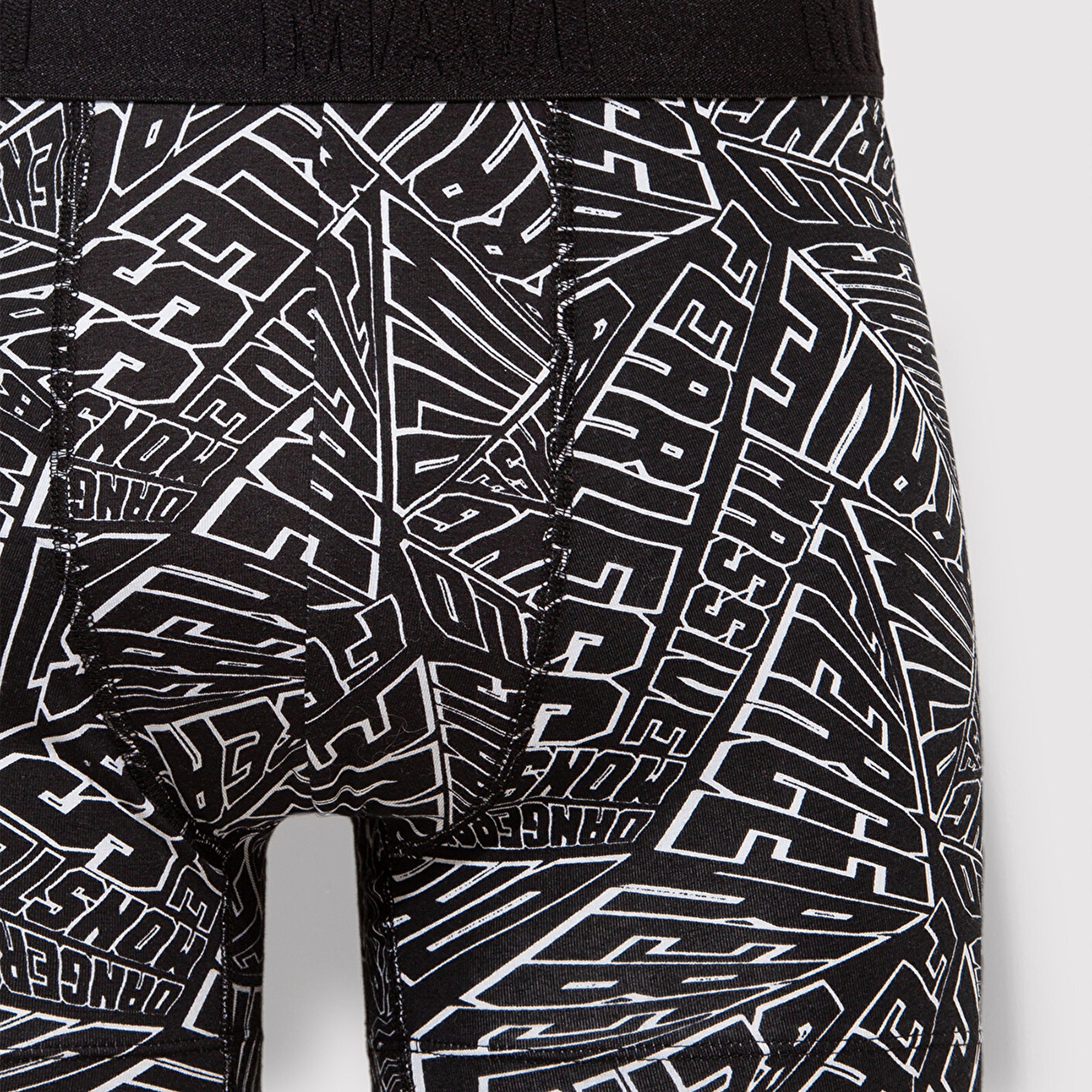 Mavi Baskılı Siyah Boxer 0911634-900