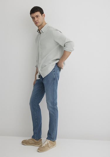  Mavi Jake Premium Blue Puslu İndigo Mavisi Jean Pantolon 0042287839