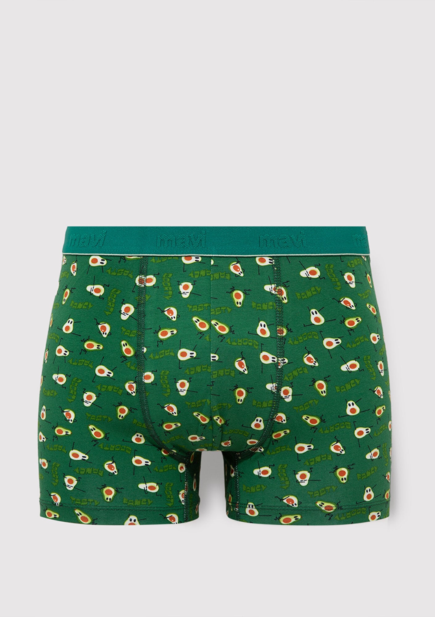  Mavi Avakado Baskılı Yeşil Boxer 0911629-88060