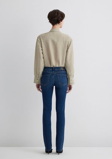  Mavi Mona Gold Klasik Vintage Koyu Mavi Jean Pantolon 1049787784