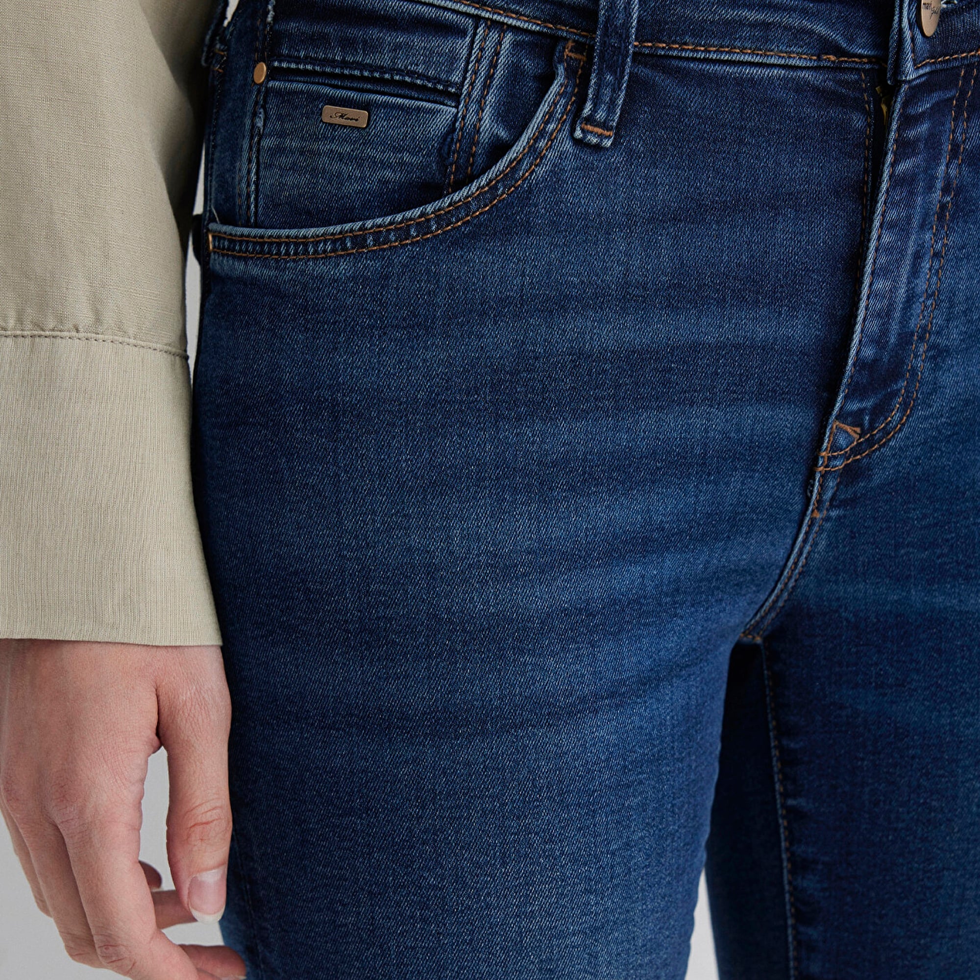 Mavi Mona Gold Klasik Vintage Koyu Mavi Jean Pantolon 1049787784