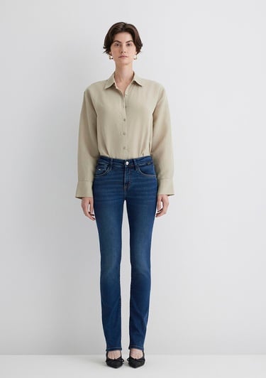  Mavi Mona Gold Klasik Vintage Koyu Mavi Jean Pantolon 1049787784