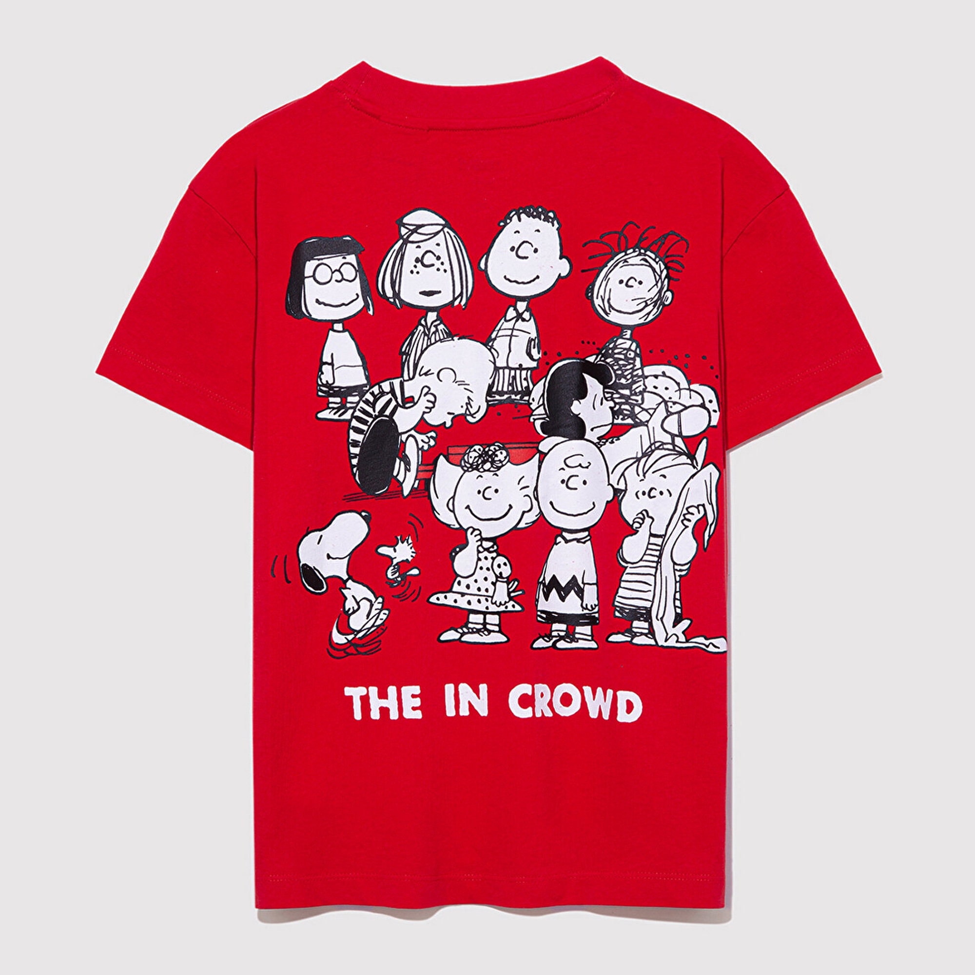 Mavi Peanuts Baskılı Kırmızı Tişört Loose Fit / Bol Rahat Kesim 7610320-70471