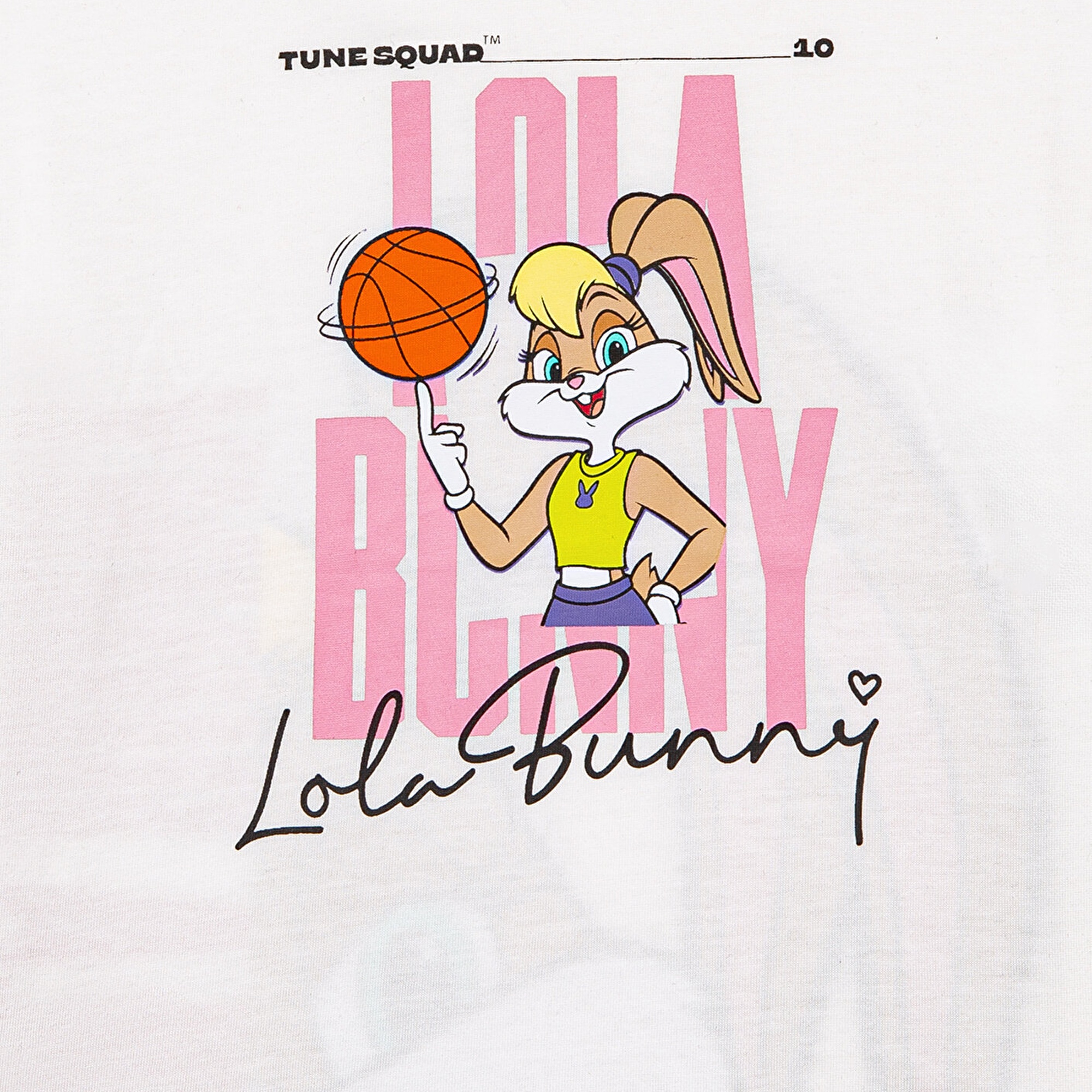 Mavi Lola Bunny Baskılı Ekru Tişört Loose Fit / Bol Rahat Kesim 7610289-70057
