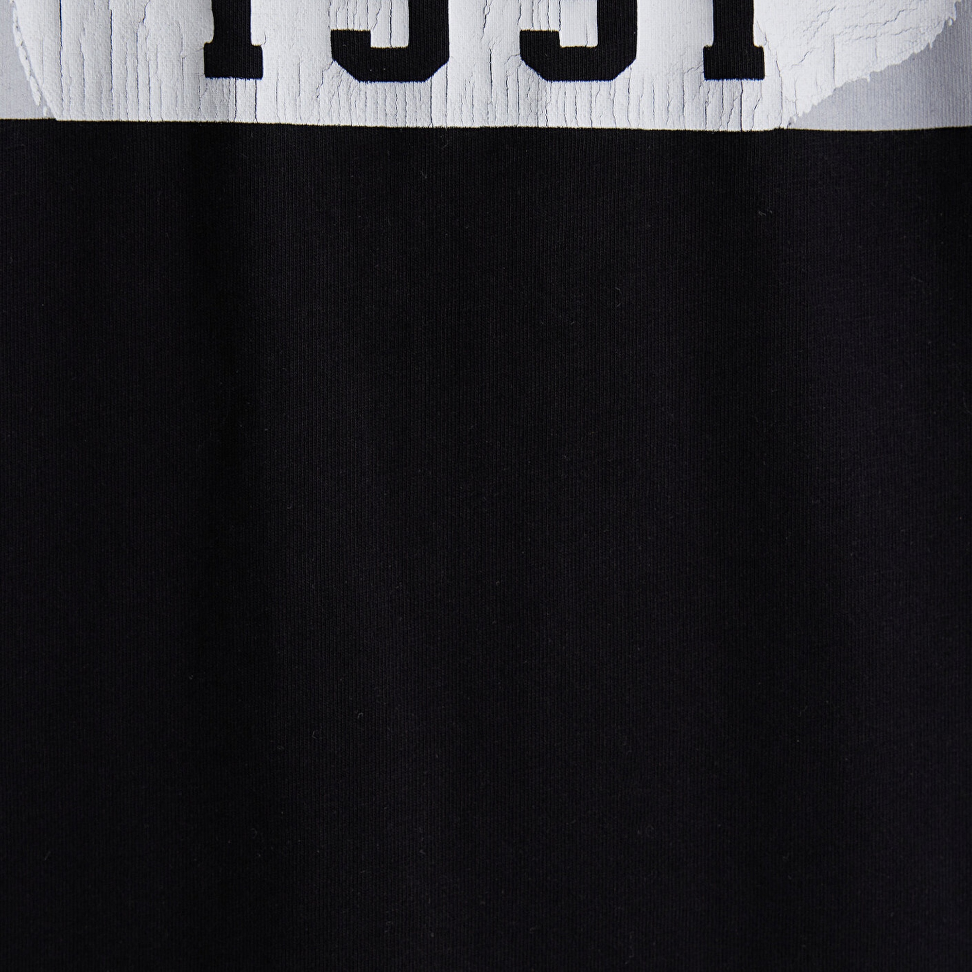 Mavi 1991 Baskılı Siyah Tişört Loose Fit / Bol Rahat Kesim 0612573-900