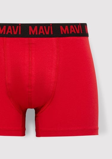  Mavi Kırmızı Basic Boxer 0911077-27120