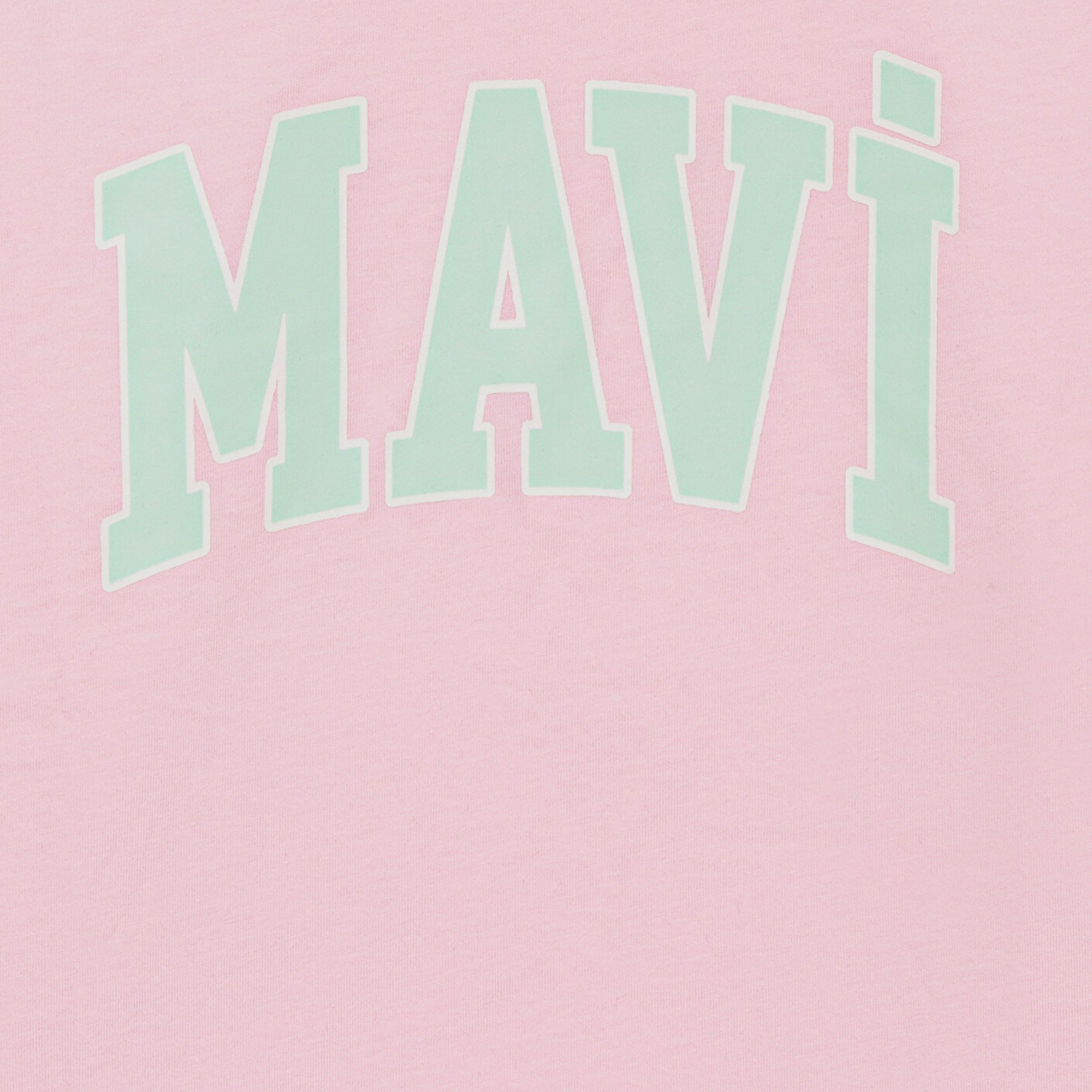 Mavi Mavi Logo Baskılı Pembe Tişört Regular Fit / Normal Kesim 7610109-86953