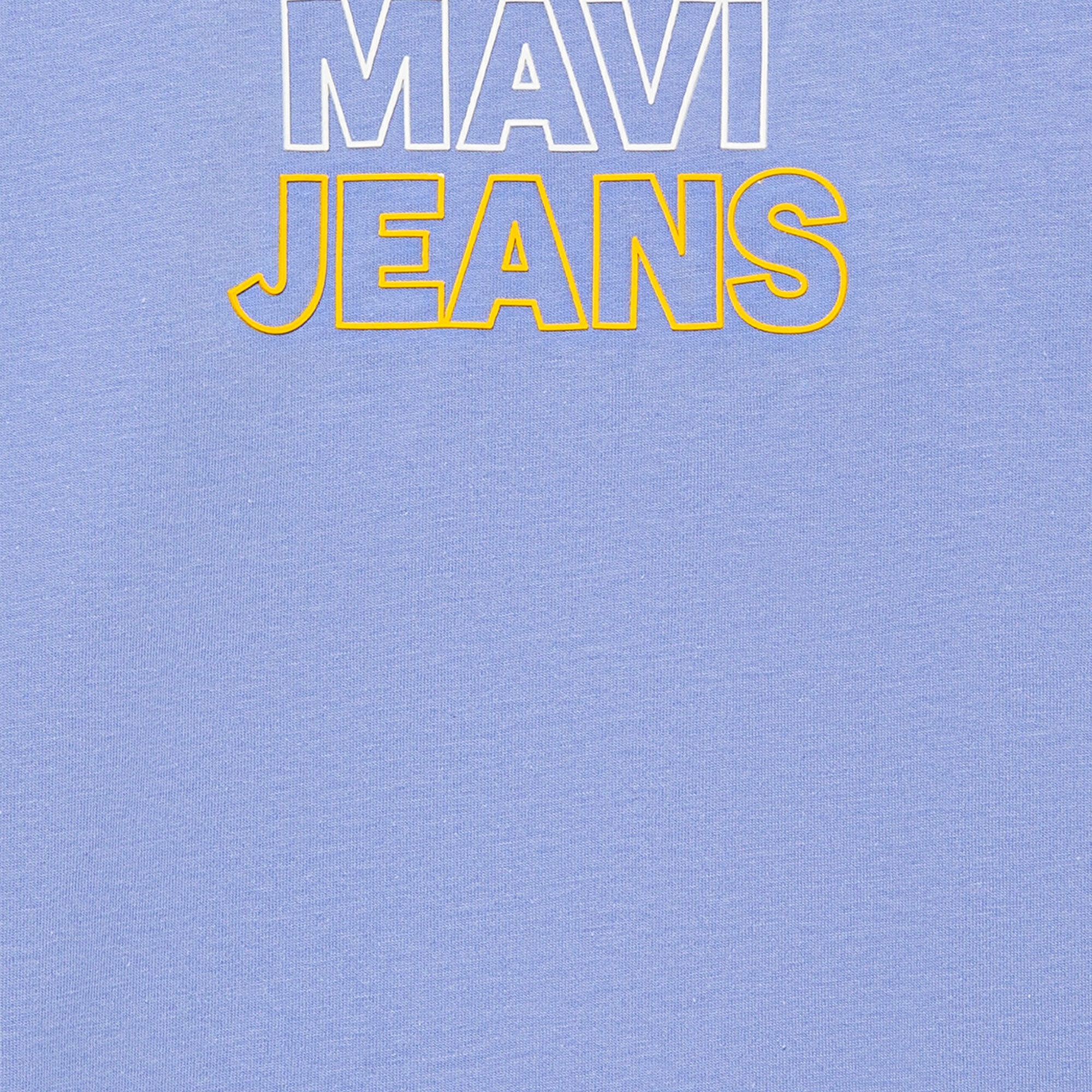 Mavi Mavi Jeans Baskılı Mavi Tişört Loose Fit / Bol Rahat Kesim 6610287-80591