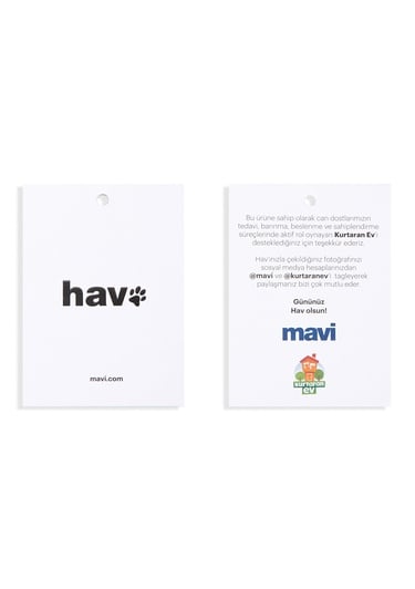  Mavi Hav Baskılı Beyaz Soket Çorap 1913653-620