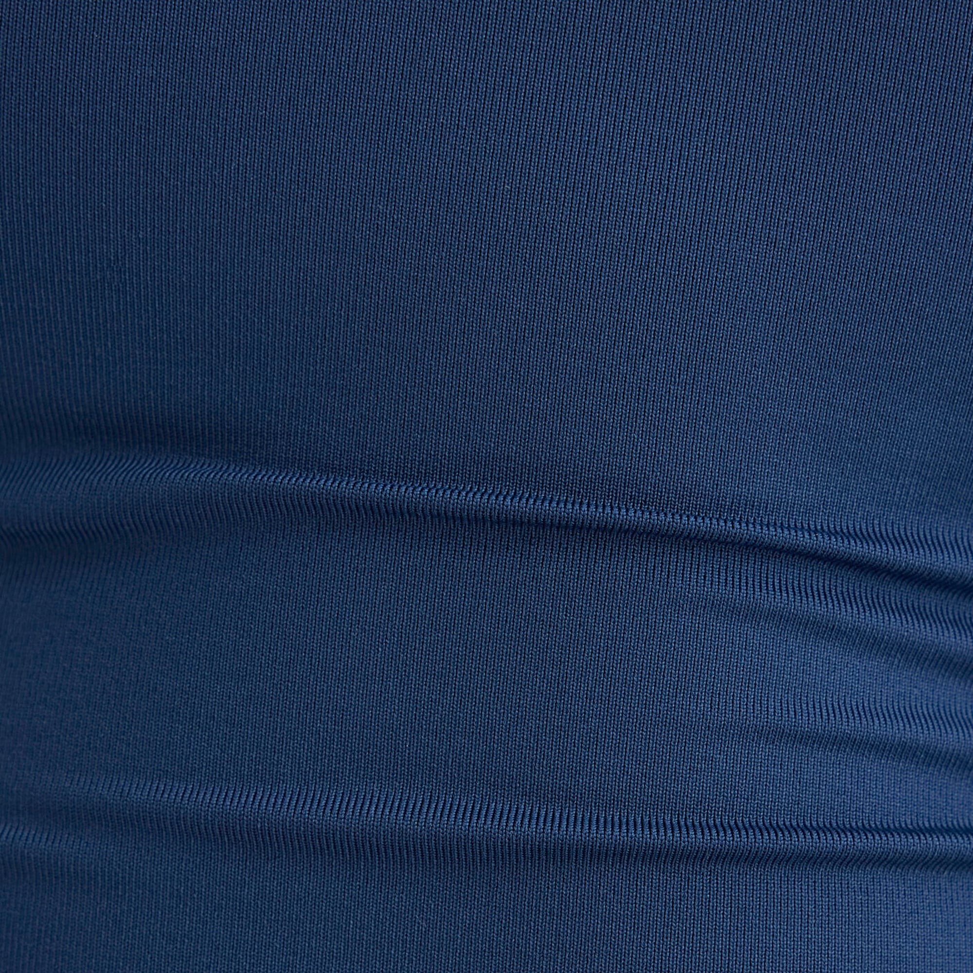 Mavi Lacivert Poliamid Tişört Fitted / Vücuda Oturan Kesim 1613500-70718