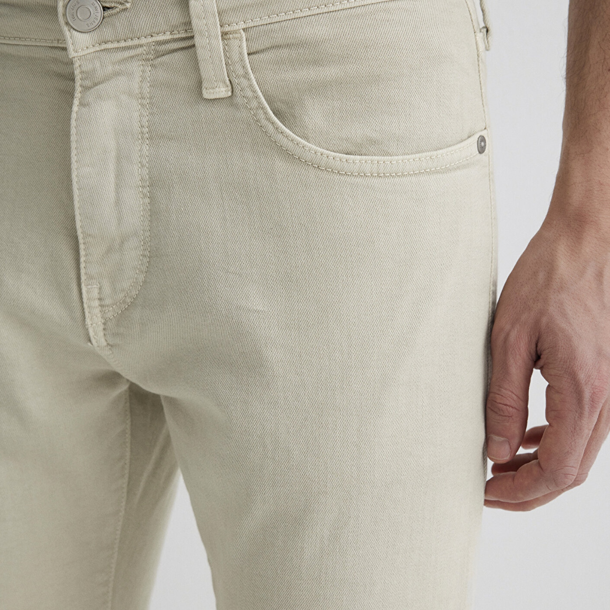 Mavi James Ekru Comfort Gabardin Pantolon 0042431024