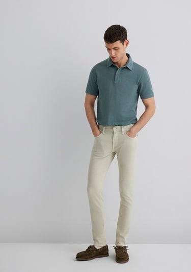  Mavi James Ekru Comfort Gabardin Pantolon 0042431024