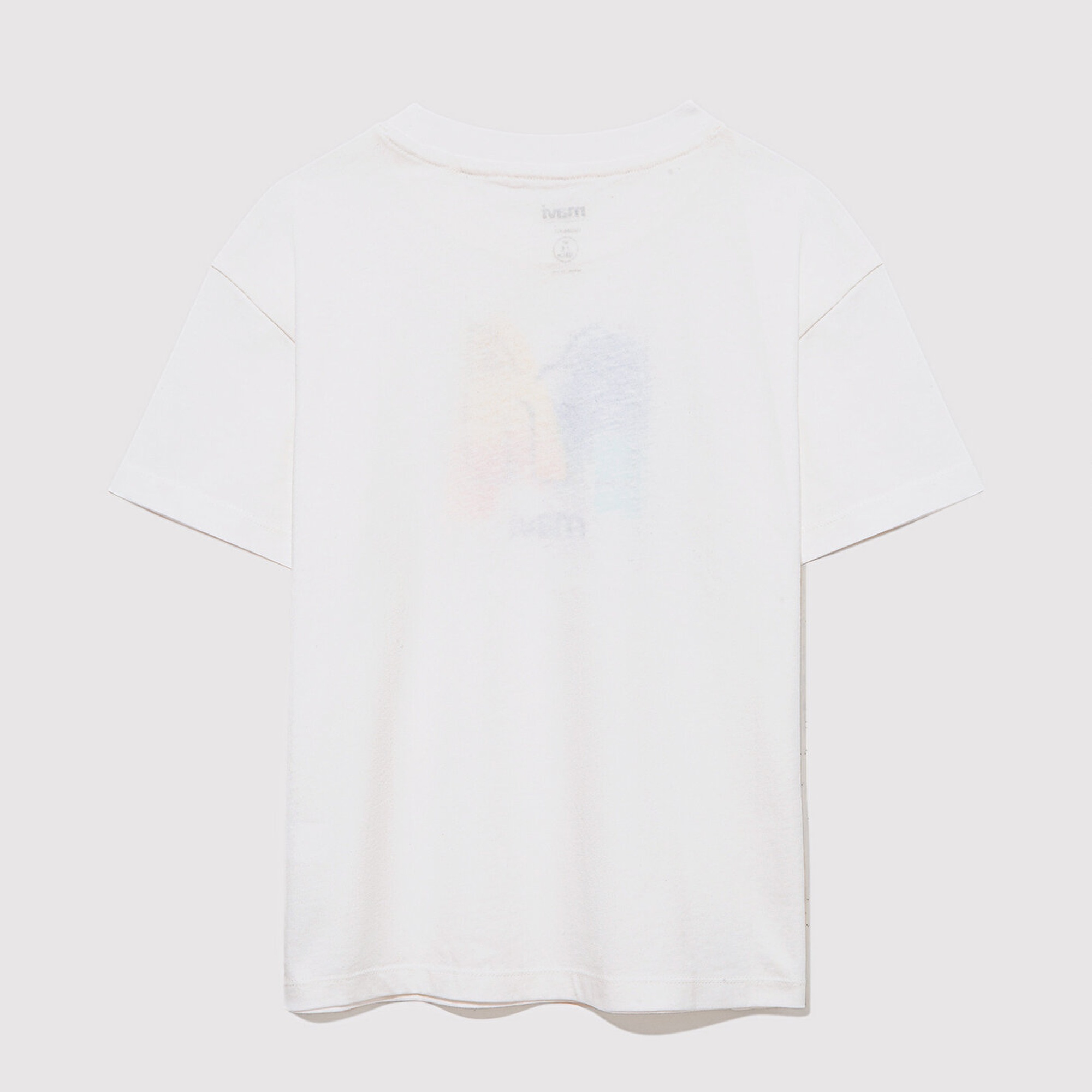 Mavi Mavi Logo Kedi Baskılı Ekru Tişört Loose Fit / Bol Rahat Kesim 7610339-70057