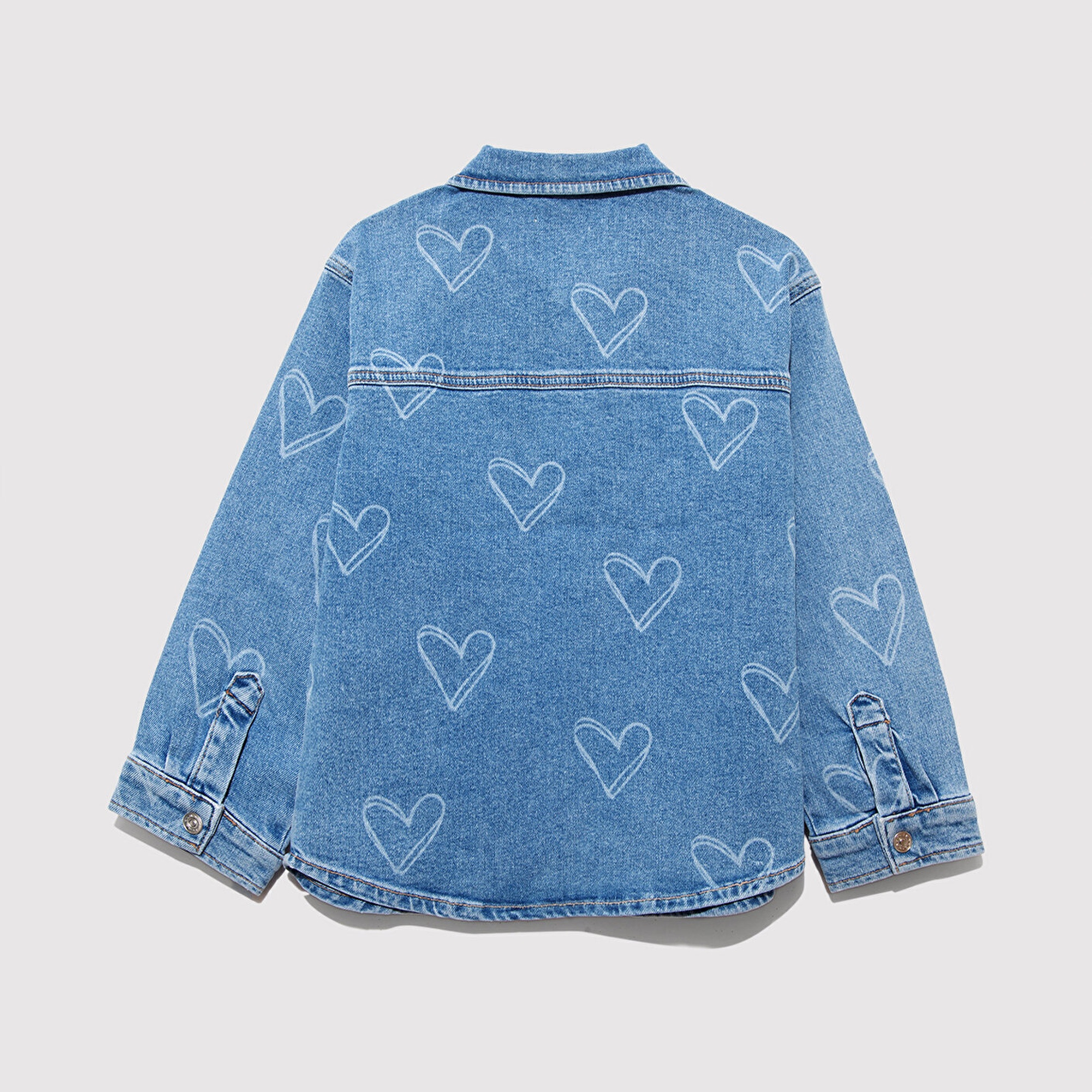 Mavi Lullu Açık Mavi Jean Gömlek Regular Fit / Normal Kesim 7210002-89486