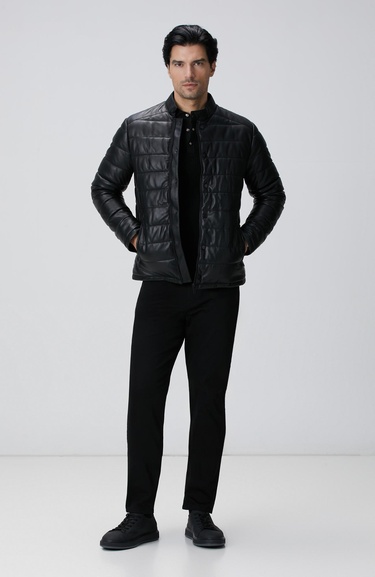  Network Erkek Siyah Casual Pantolon