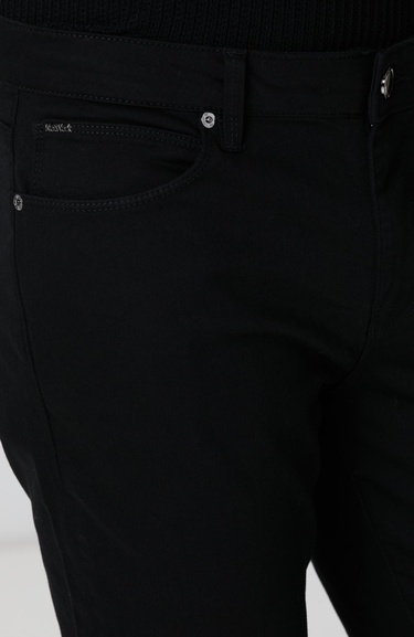  Network Erkek Siyah Casual Pantolon