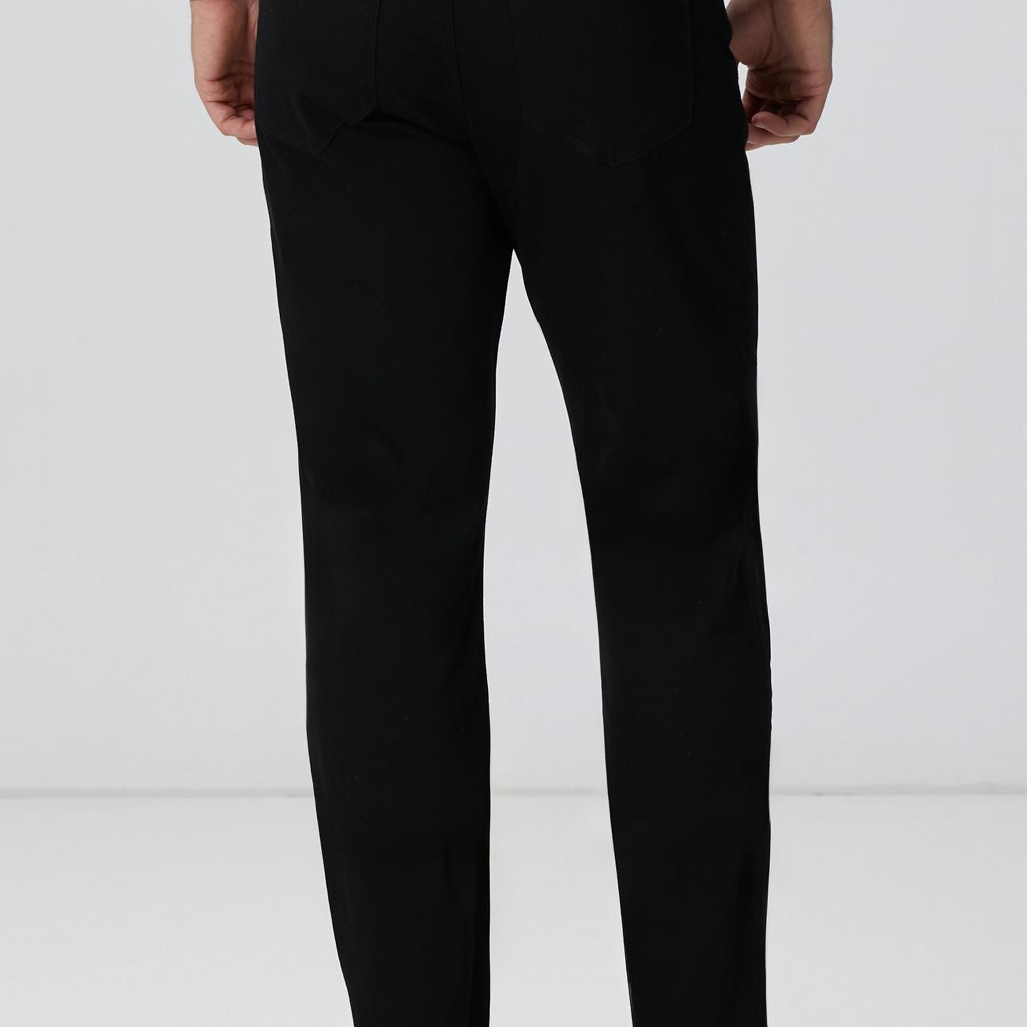 Network Erkek Siyah Casual Pantolon