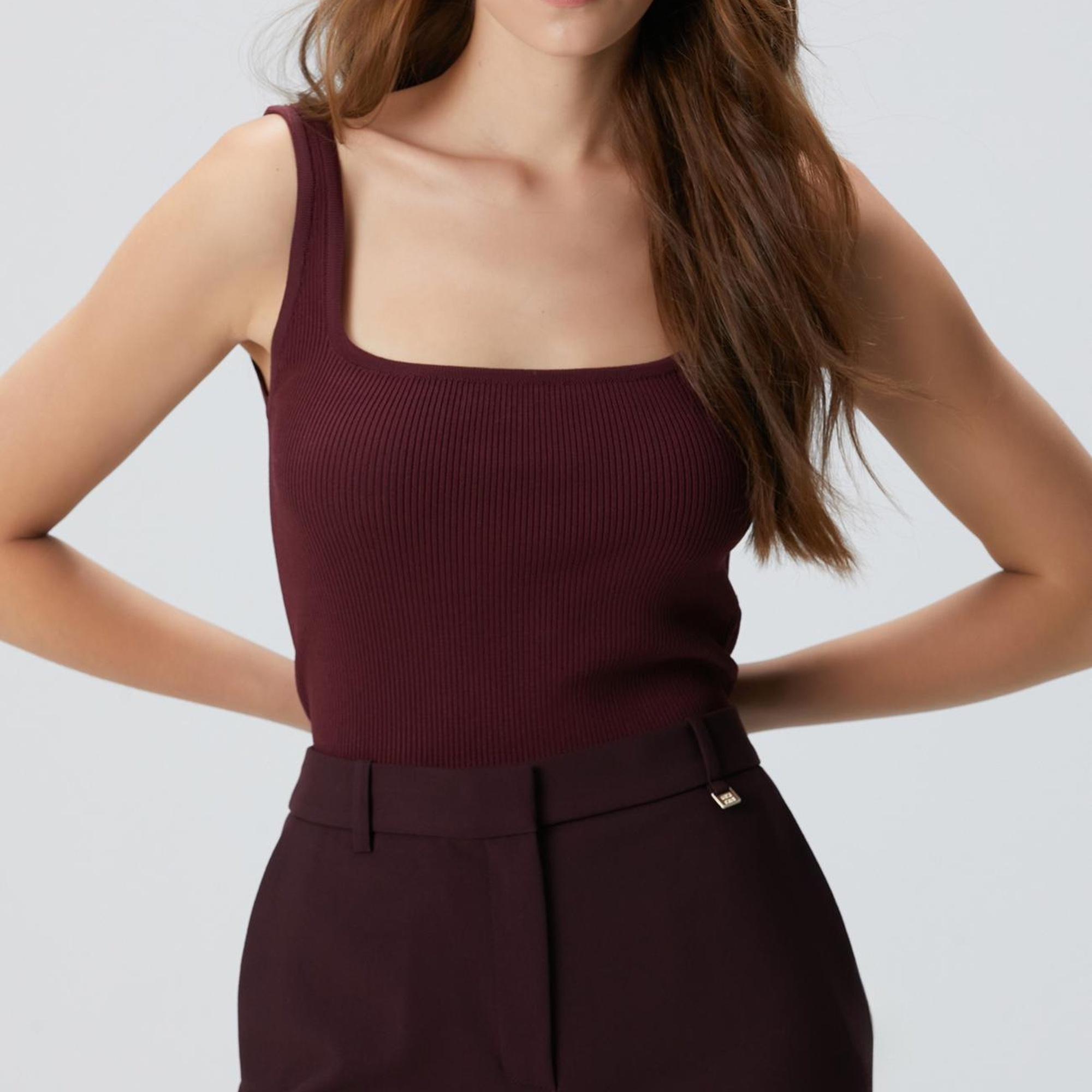 Network Kadın Bordo Triko Atlet