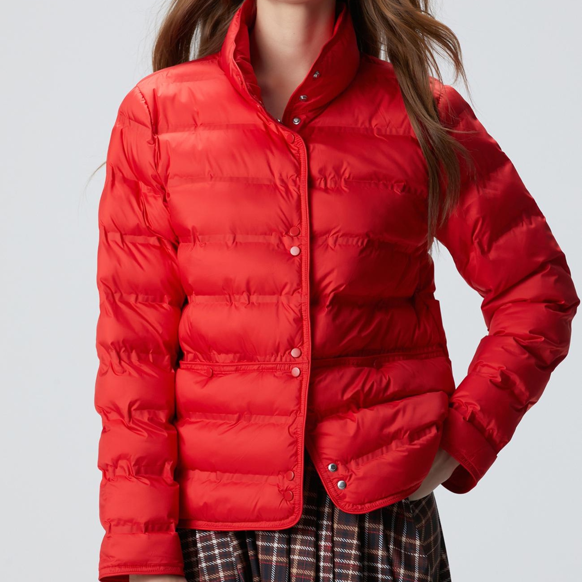 Network Kadın Kırmızı Puffer Mont