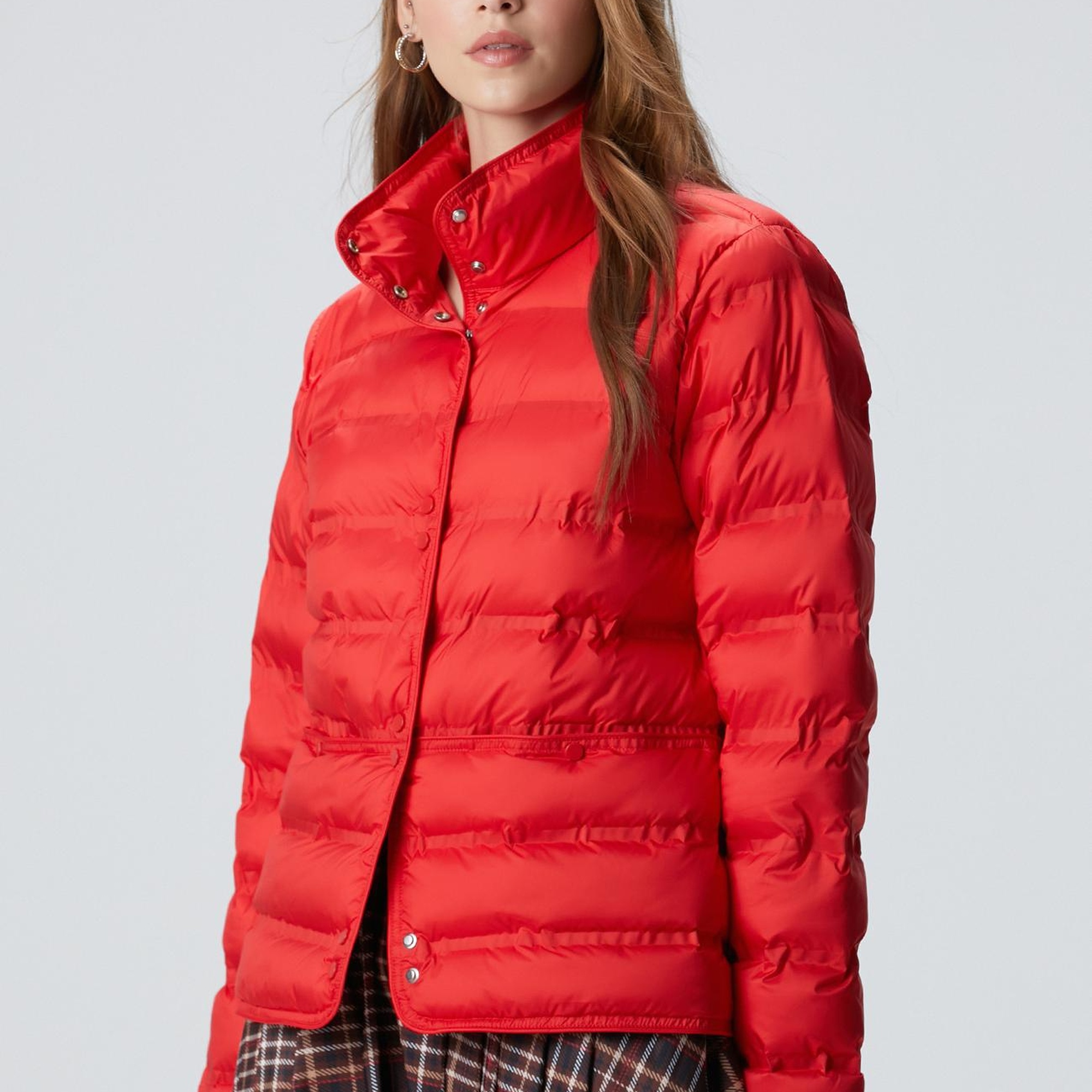 Network Kadın Kırmızı Puffer Mont