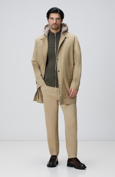  Network Erkek Bej Casual Pantolon