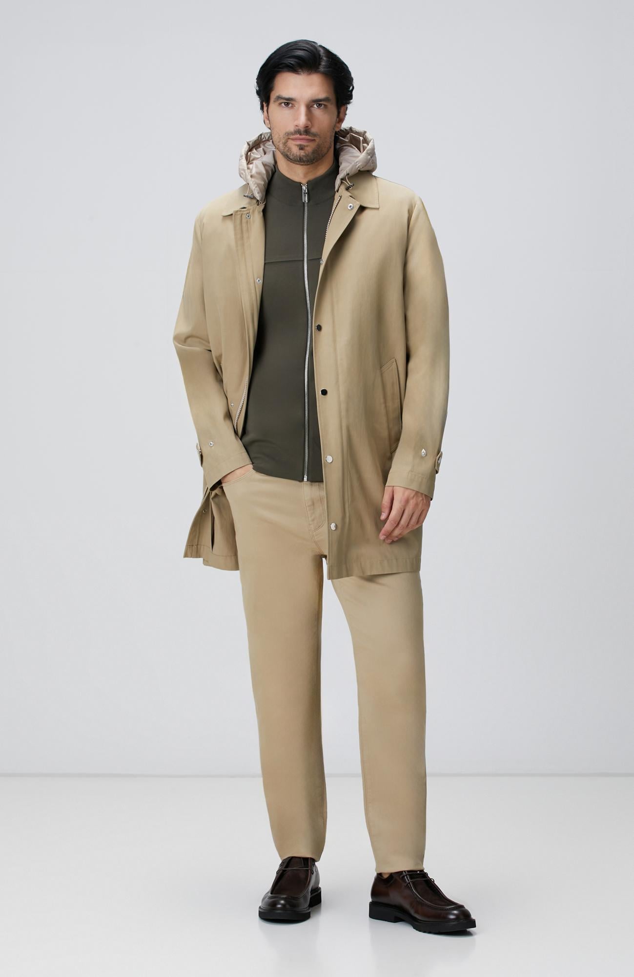  Network Erkek Bej Casual Pantolon