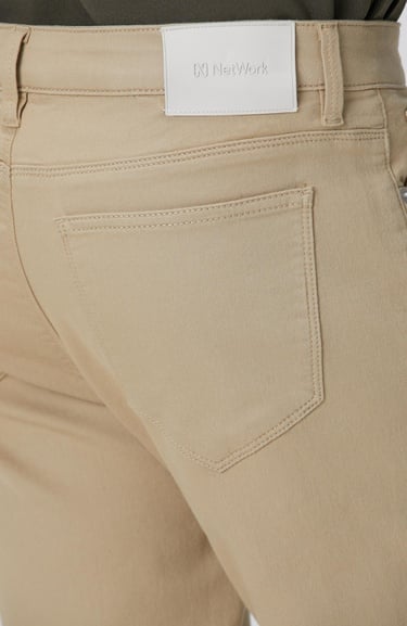  Network Erkek Bej Casual Pantolon