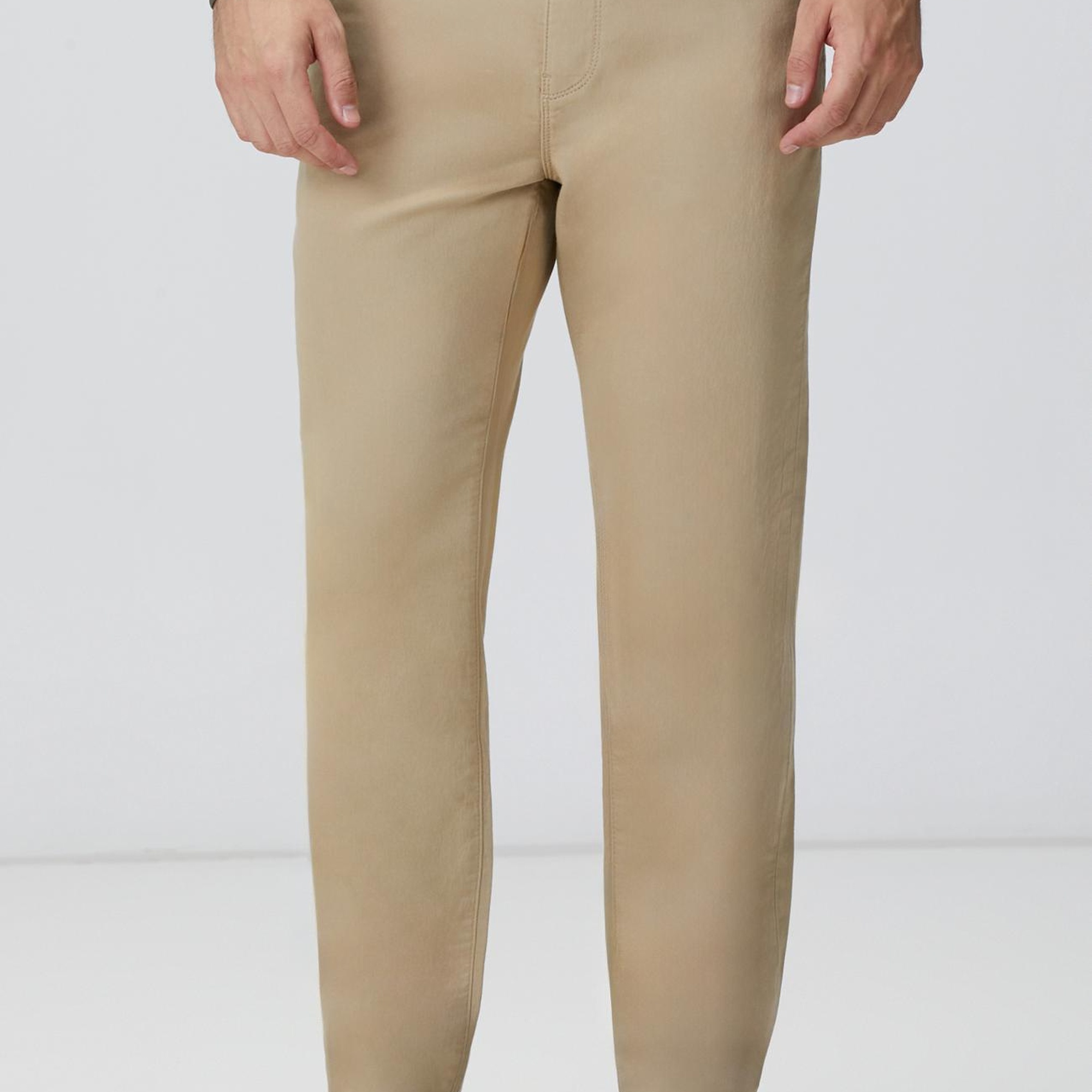 Network Erkek Bej Casual Pantolon