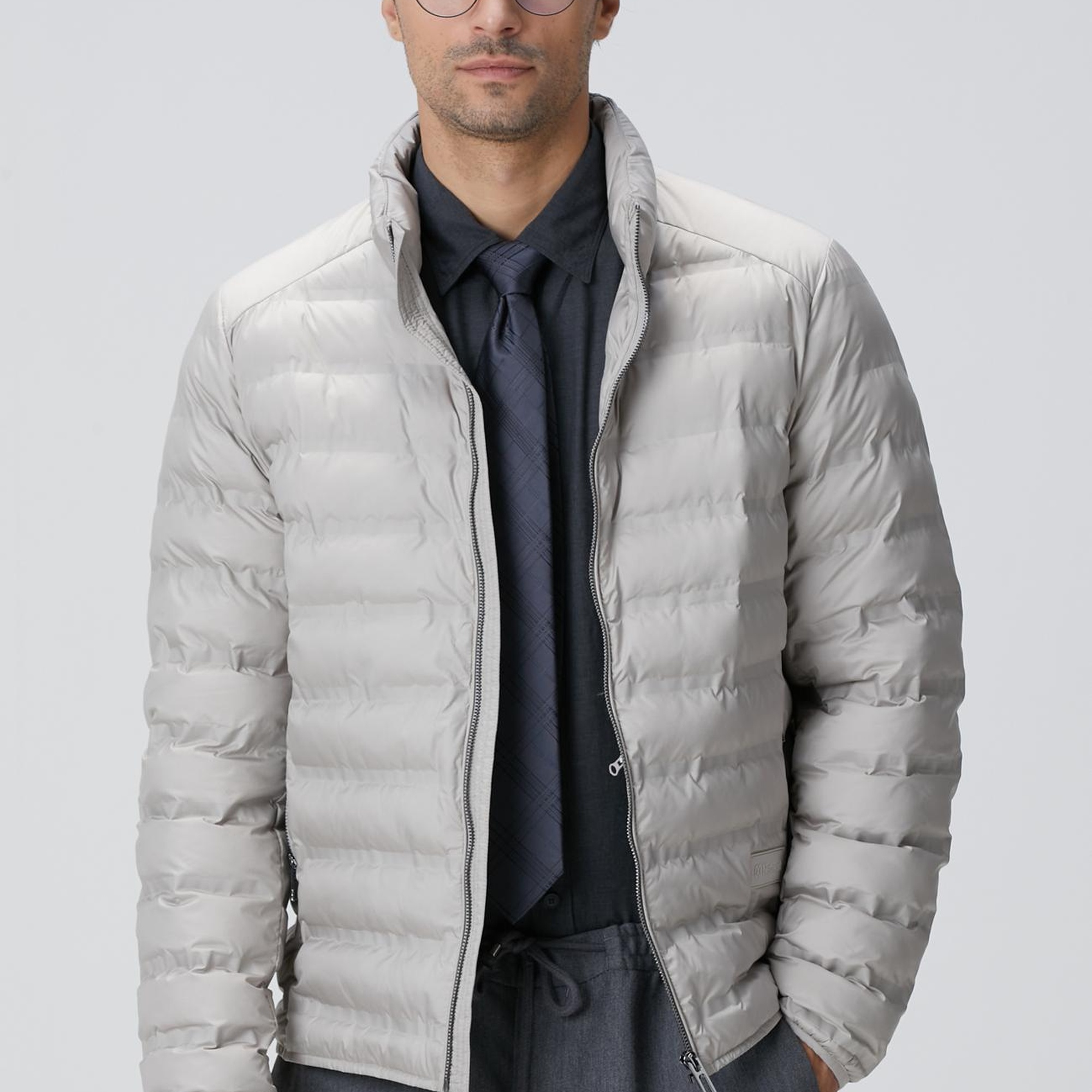 Network Erkek Taş Puffer Mont