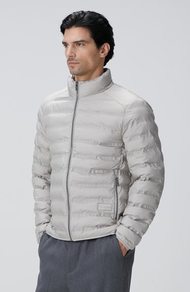  Network Erkek Taş Puffer Mont