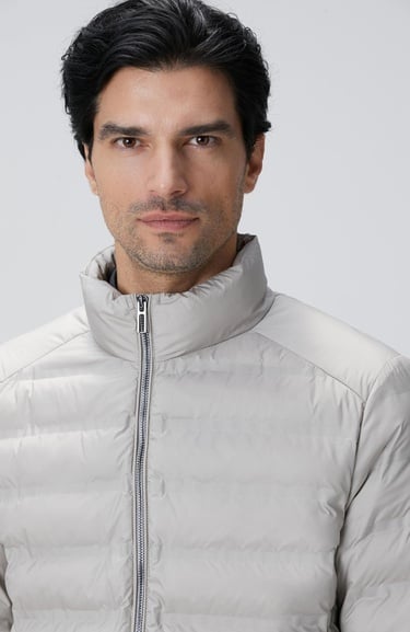  Network Erkek Taş Puffer Mont