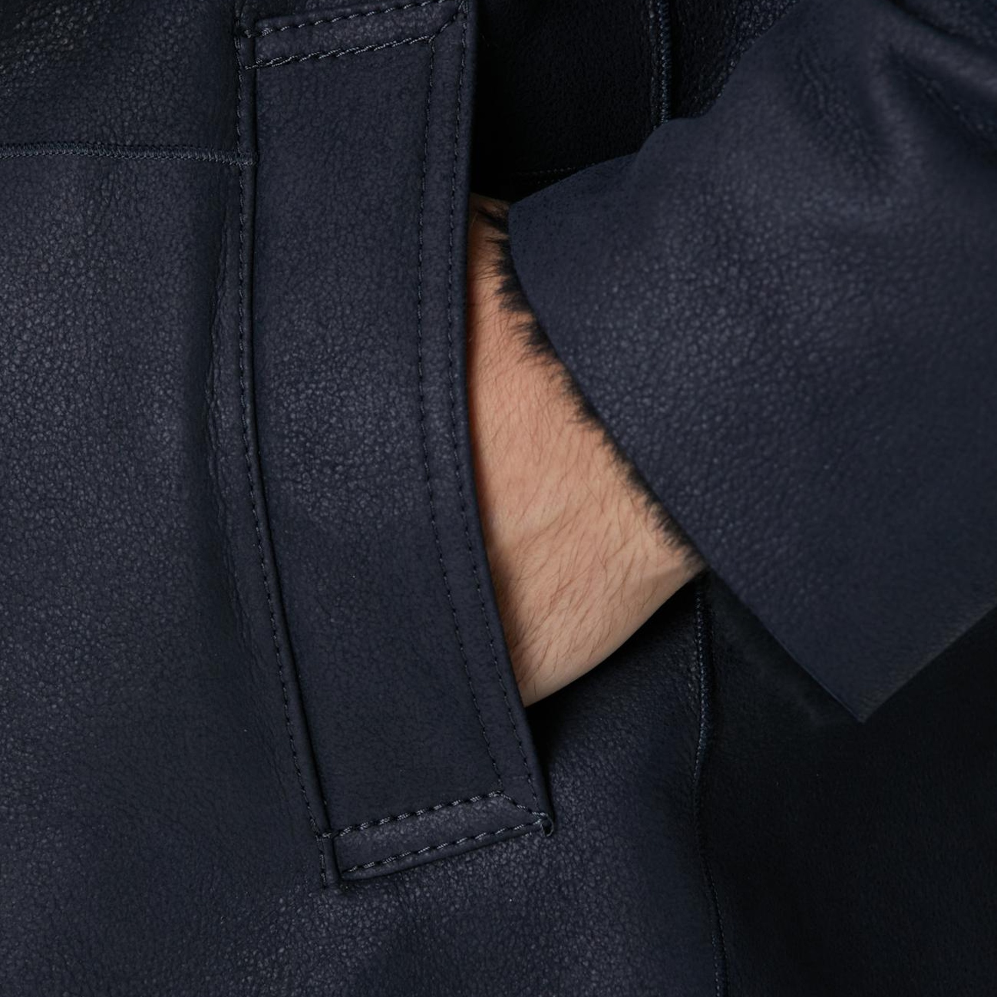 Network Erkek Limited Lacivert Deri Kaban