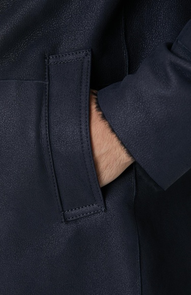  Network Erkek Limited Lacivert Deri Kaban