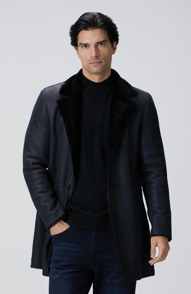  Network Erkek Limited Lacivert Deri Kaban