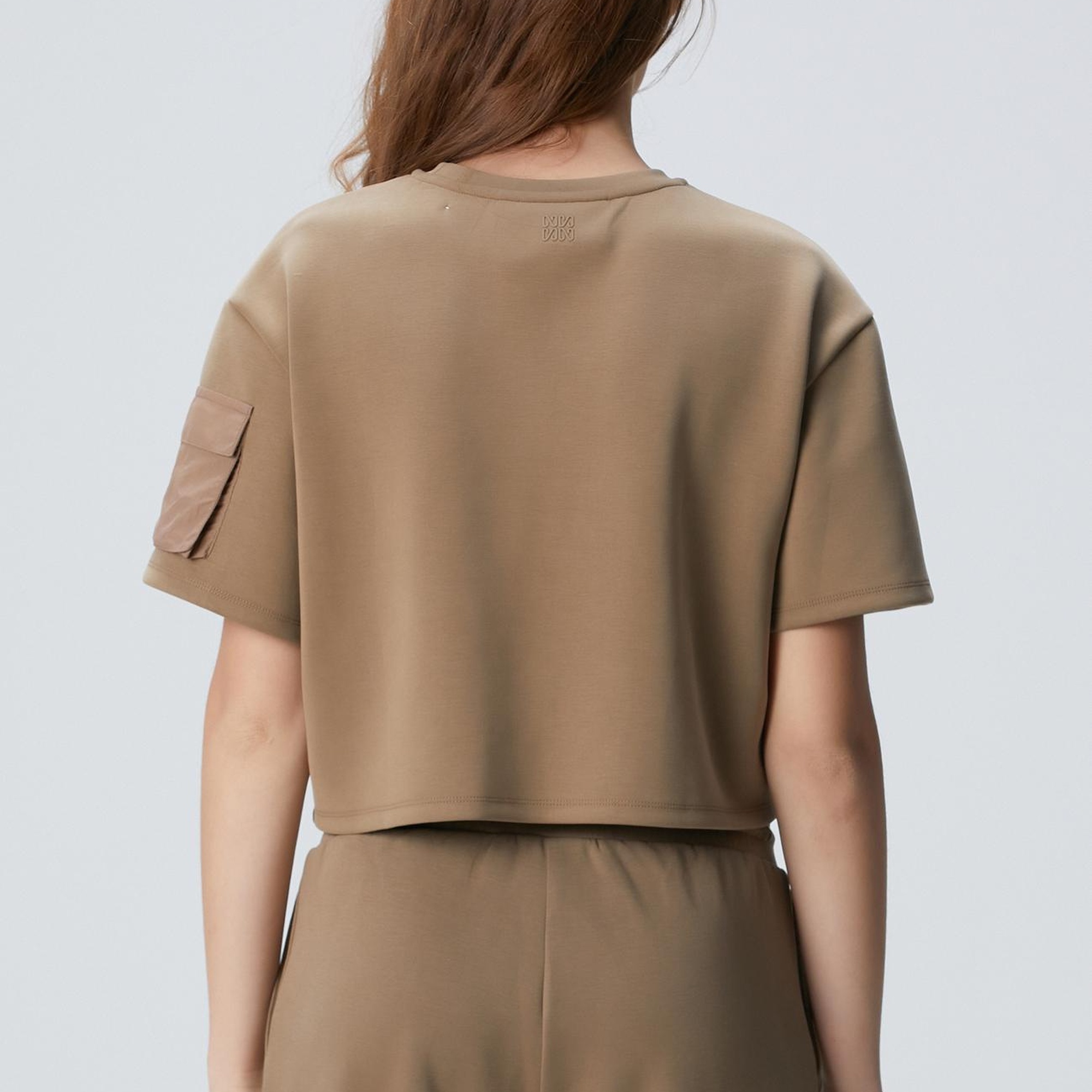 Network Kadın Haki Modal Karışımlı T-shirt