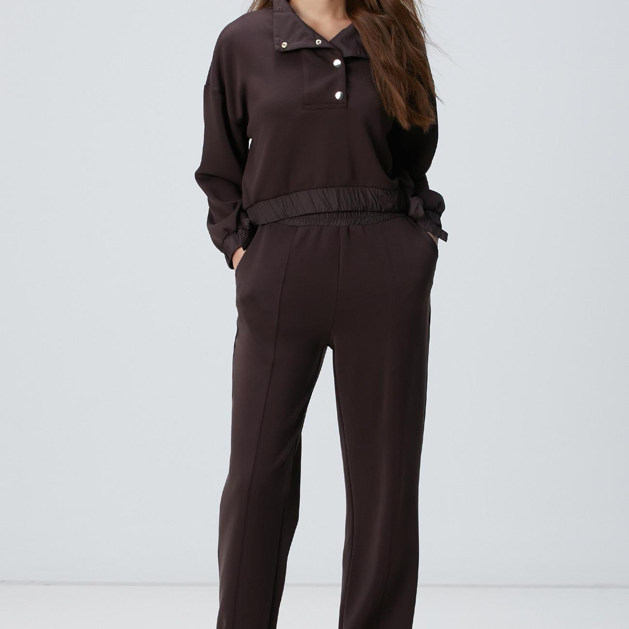 Network Kadın Kahverengi Modal Karışımlı Eşofman