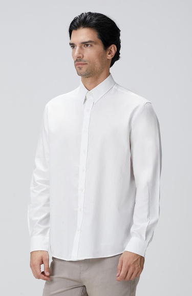  Network Erkek Beyaz Gömlek