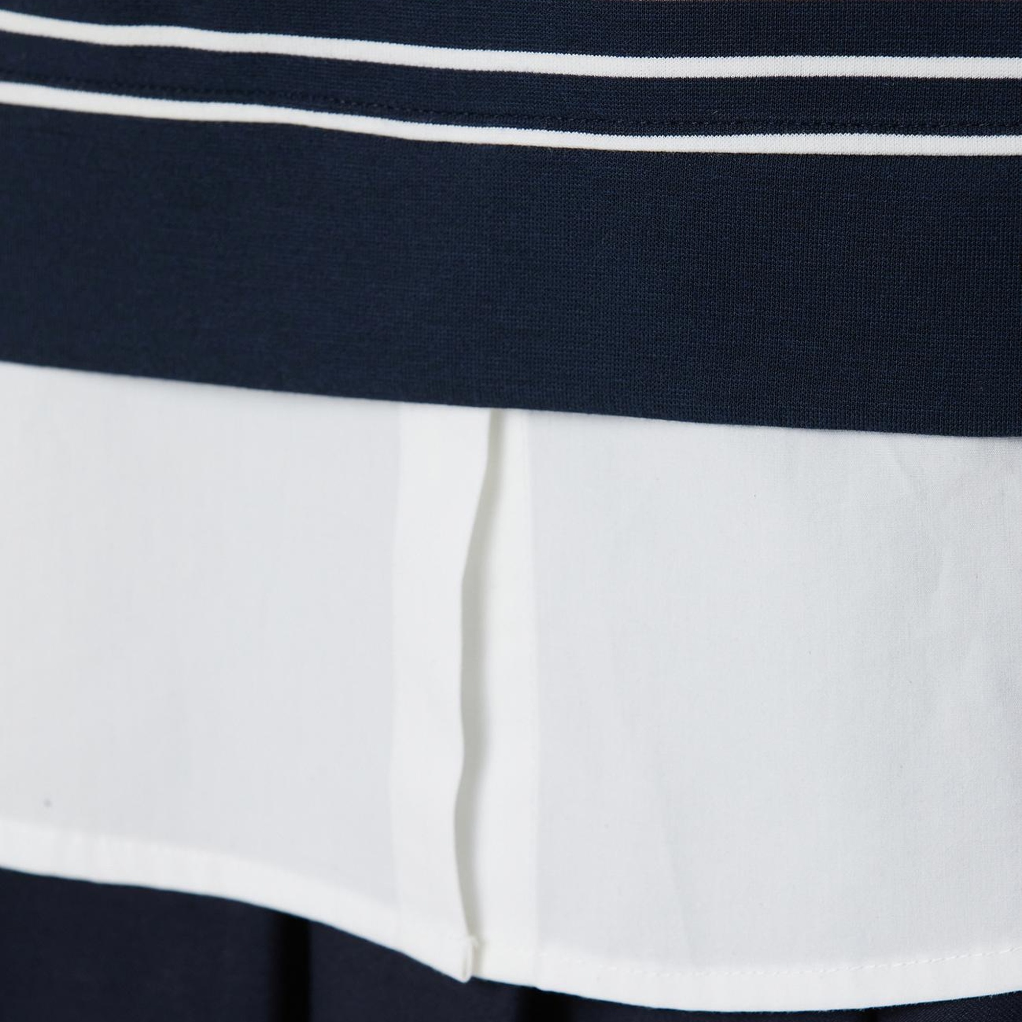 Network Kadın Lacivert Beyaz Dokuma Garnili Sweatshirt