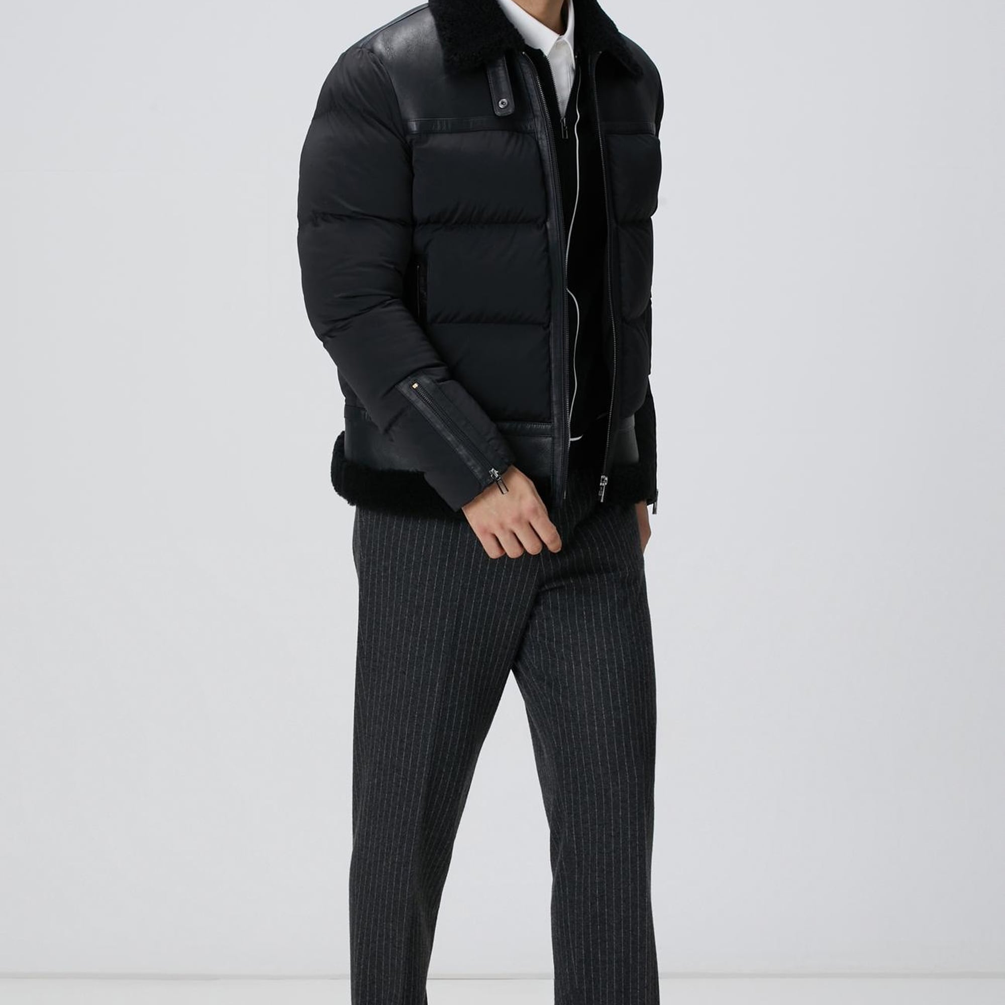 Network Erkek Beyaz Keten Karışımlı Gömlek