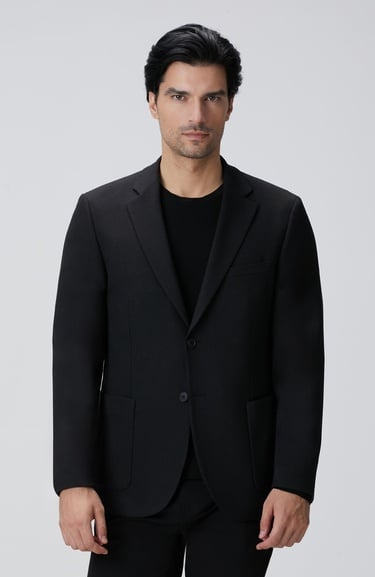  Network Erkek N-Tech Siyah Ceket