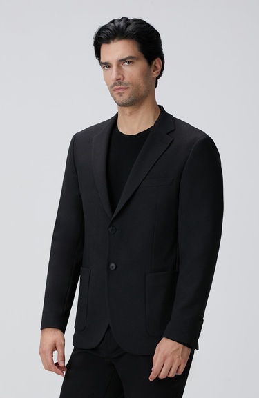  Network Erkek N-Tech Siyah Ceket