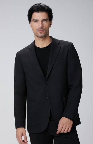  Network Erkek N-Tech Siyah Ceket