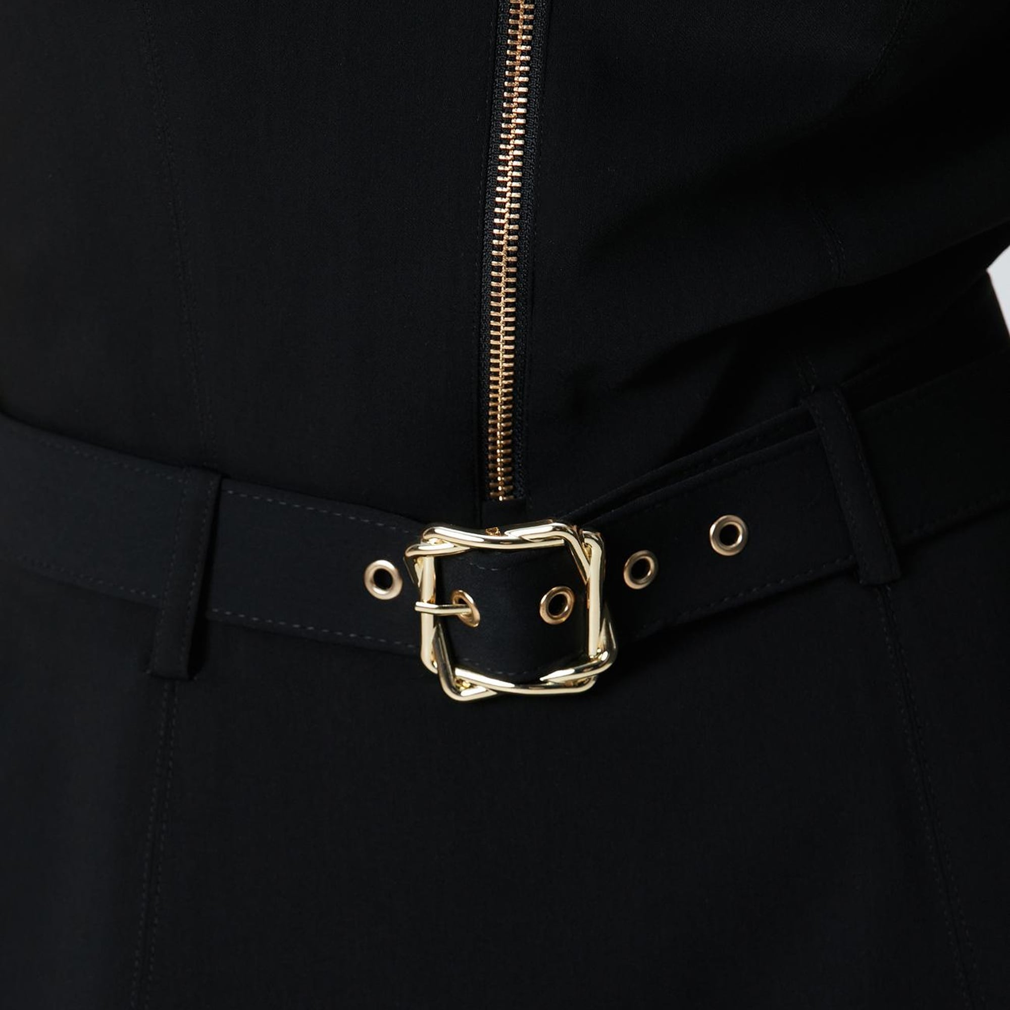 Network Kadın Siyah Midi Elbise