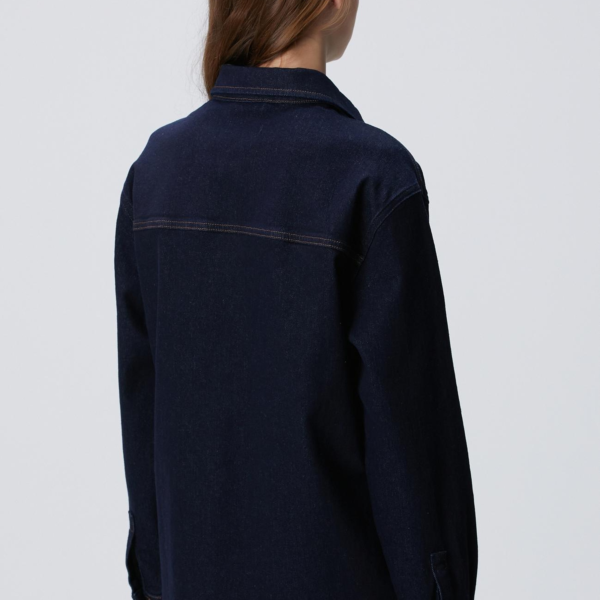 Network Kadın Mavi Denim Gömlek