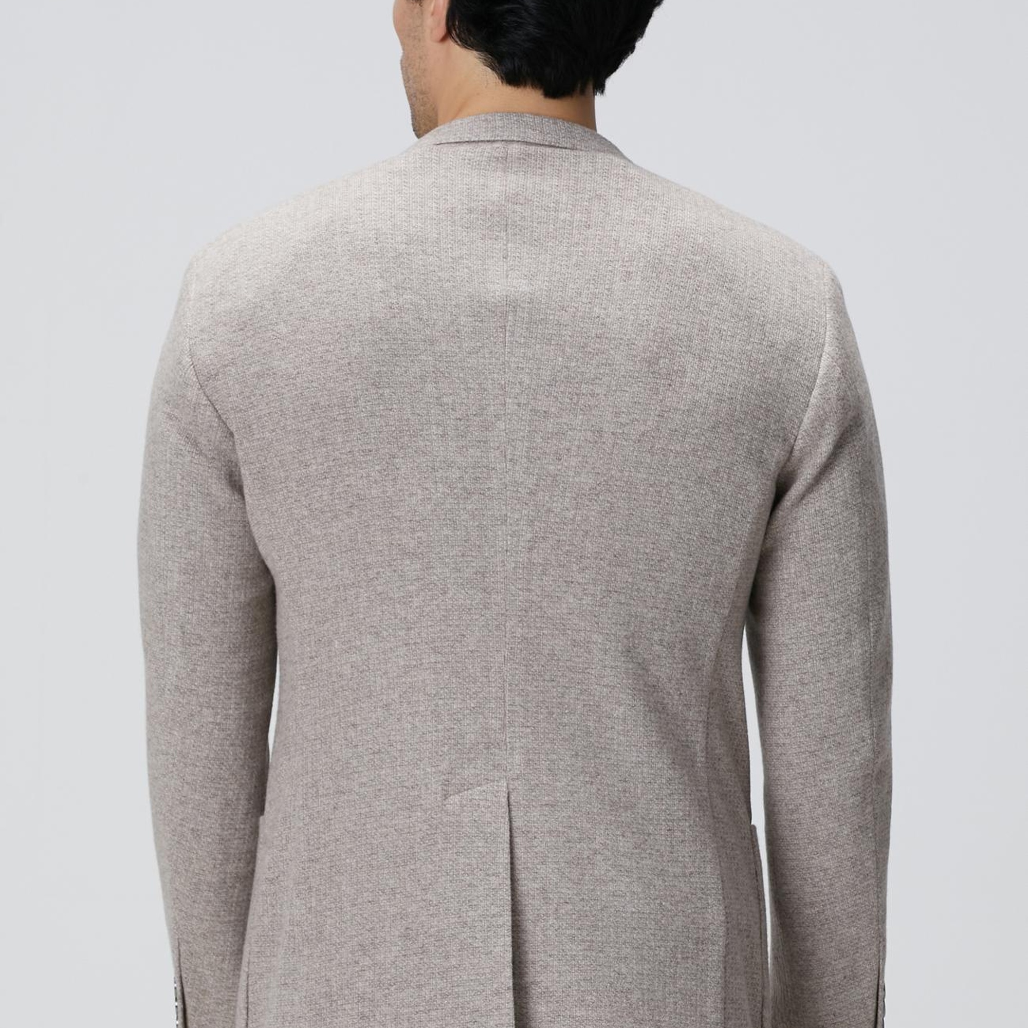 Network Erkek Bej Melanj Yün Karışımlı Ceket