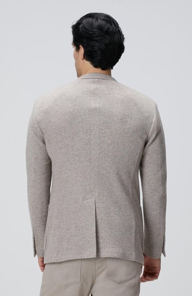  Network Erkek Bej Melanj Yün Karışımlı Ceket