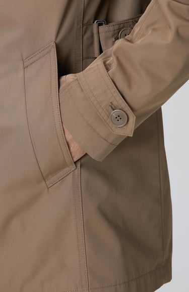  Network Erkek Vizon Trenchcoat