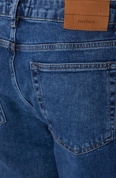  Network Erkek Lacivert Denim Pantolon