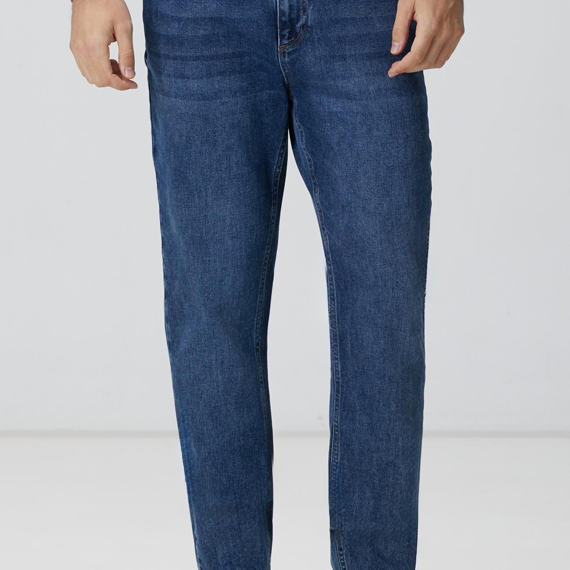 Network Erkek Lacivert Denim Pantolon