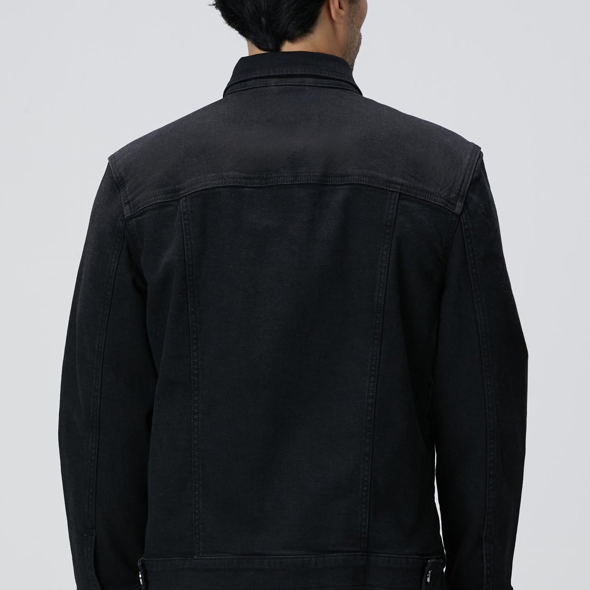 Network Erkek Siyah Denim Mont